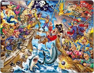 картинка Пазл Larsen «Пираты», 39 эл. от магазина konik.ru