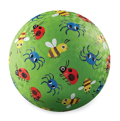 картинка Мяч Crocodile Creek «Жуки и пауки», 13 см от магазина konik.ru