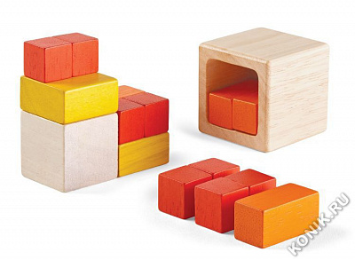 картинка Кубики Plan Toys «Дроби» от магазина konik.ru