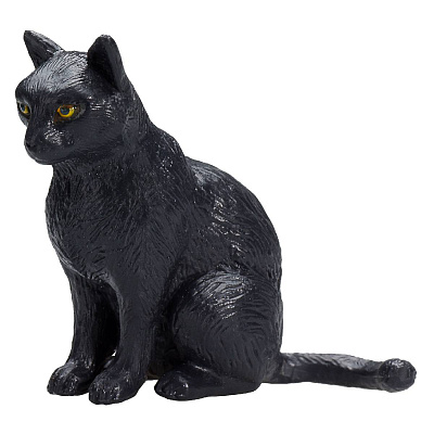 картинка Фигурка KONIK «Кошка, чёрная, сидящая» от магазина konik.ru