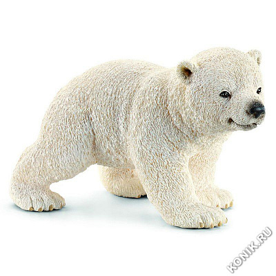 картинка Белый медвеженок от магазина konik.ru