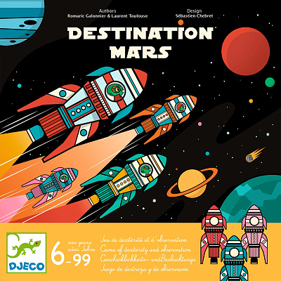 картинка Настольная игра Djeco «Вперед к Марсу!» от магазина konik.ru