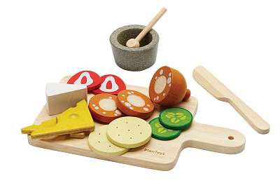 картинка Игровой набор Plan Toys «Закуски», серия KITCHEN от магазина konik.ru