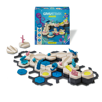 картинка Конструктор Ravensburger GraviTrax Junior Стартовый набор "Океан, S" от магазина konik.ru