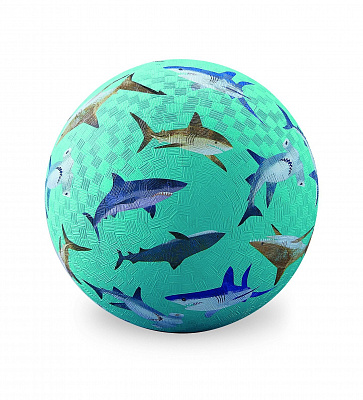 картинка Мяч Crocodile Creek «Акулы», 17 см от магазина konik.ru