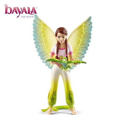 картинка Фигурка Schleich Эльф Сурах и попугай Куак (выставочный образец) от магазина konik.ru