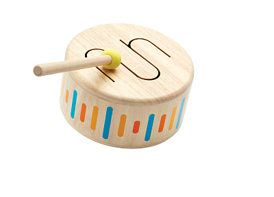 картинка Музыкальный инструмент Plan Toys «Барабан», серия MUSIC от магазина konik.ru