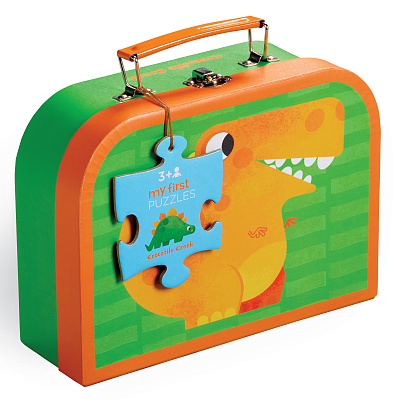 картинка Пазл "Мой первый пазл: Динозавр" (27 деталей) от магазина konik.ru