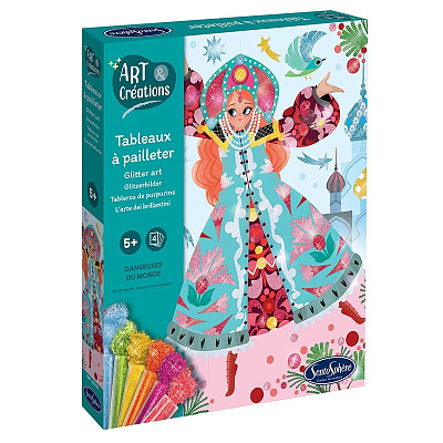 картинка Набор для детского творчества с блестками "Принцессы" от магазина konik.ru