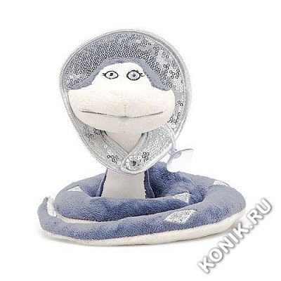 картинка Мягкая игрушка Orange «Змея Снежана», серебристая от магазина konik.ru