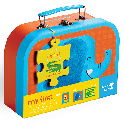 картинка Пазл "Мой первый пазл: Слон" (27 деталей) от магазина konik.ru