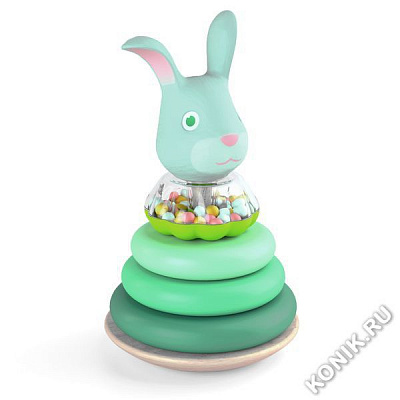 картинка Пирамидка Зайчик от магазина konik.ru
