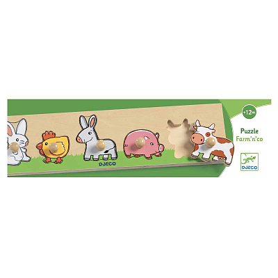 картинка Пазл-вкладка "Ферма" от магазина konik.ru