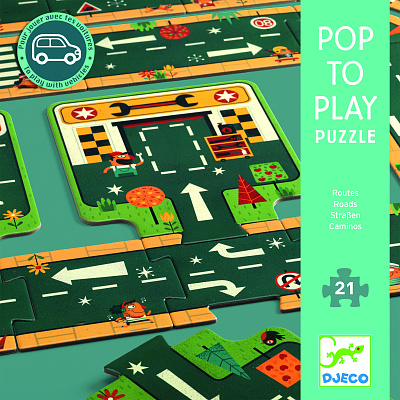 картинка Пазл "Трассы", 21 дет. от магазина konik.ru