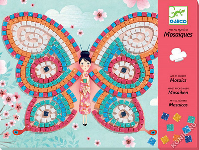 картинка Мозаика Djeco «Бабочки» от магазина konik.ru