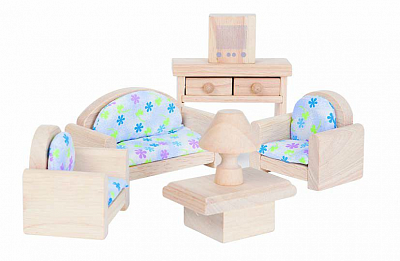 картинка Мебель для кукол Plan Toys "Гостиная Классик" от магазина konik.ru