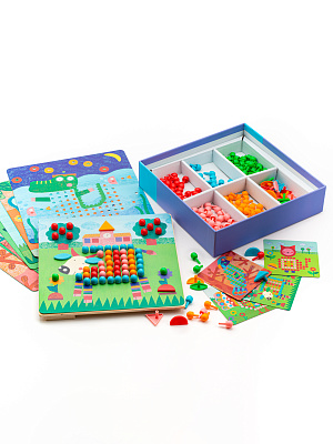 картинка Развивающая игра серии EDUCATIONAL GAMES "Мозаика Животные" от магазина konik.ru