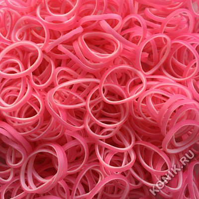 картинка Резиночки для плетения браслетов RAINBOW LOOM Пылкий розовый Перламутр от магазина konik.ru
