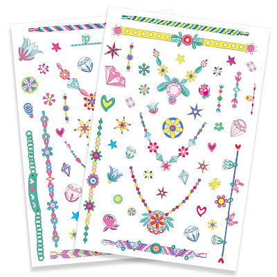 картинка Набор татуировок "Украшения Дженни" от магазина konik.ru