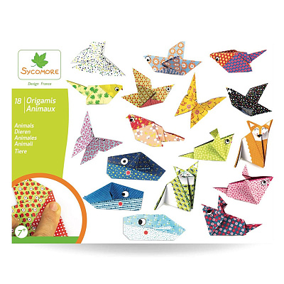 картинка Набор для создания оригами Sycomore Pockets «Животные» от магазина konik.ru