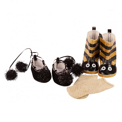 картинка Комплект обуви «Пчелки» для куклы 42-50 см от магазина konik.ru