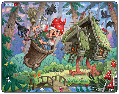 картинка Пазл "Баба Яга и кот", 68 эл. от магазина konik.ru