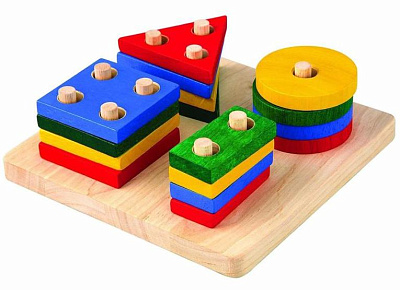 картинка Сортер "Доска с фигурами" от магазина konik.ru