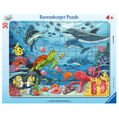 картинка Пазл Ravensburger «Подводный мир», 30 эл. от магазина konik.ru