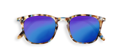 картинка Солнцезащитные очки IZIPIZI, оправа #E, голубо-черепаховые, зеркальные (выставочный образец) от магазина konik.ru