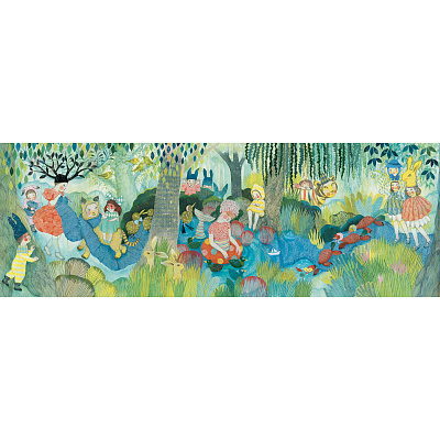 картинка Пазл-галерея Djeco «Вечеринка на реке», 350 эл. от магазина konik.ru