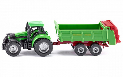 картинка Трактор Deutz с прицепом для удобрений от магазина konik.ru