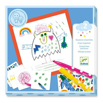 картинка Набор для творчества серии DRAWING "Маленькие монстрики" от магазина konik.ru