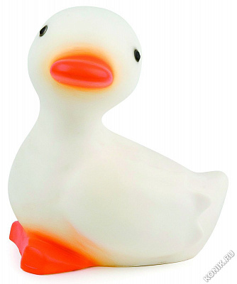 картинка Ночник Утенок Мона, белый (23см) от магазина konik.ru