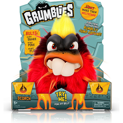 картинка Интерактивная игрушка Grumblies, Ворчун Скорч - серия 2 от магазина konik.ru