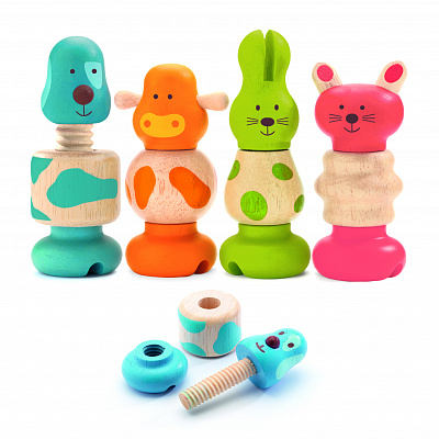 картинка Игровой набор серии BABY COLOR "Животные" от магазина konik.ru