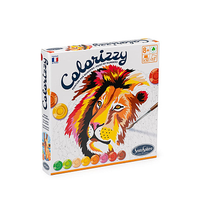 картинка Акриловая раскраска по цифрам "Cаванна" от магазина konik.ru