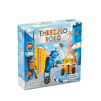 картинка Детская настольная карточная игра ТРИМО РОБО от магазина konik.ru