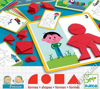 картинка Развивающая игра серии EDULUDO "Фигуры" от магазина konik.ru