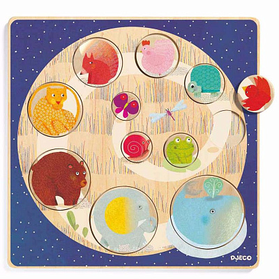 картинка Деревянная рамка-вкладыш Запомни размер от магазина konik.ru