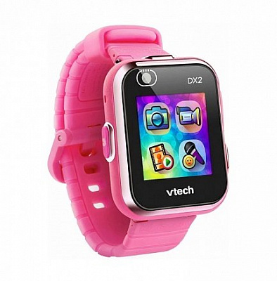 картинка Детские наручные часы VTech Kidizoom SmartWatch DX2, розовые (уценка) от магазина konik.ru