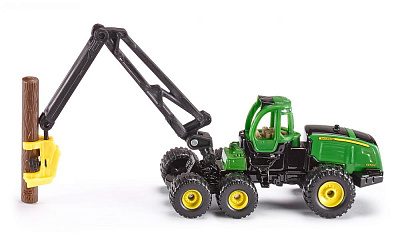 картинка Трактор John Deere с манипулятором от магазина konik.ru