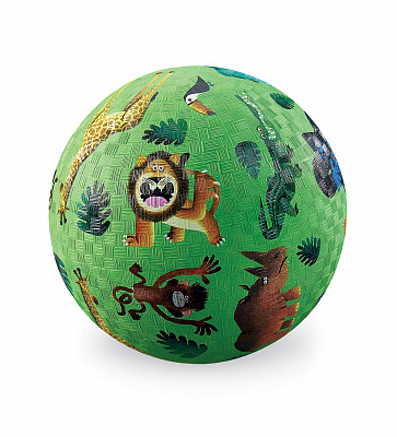 картинка Мяч Crocodile Creek «Дикие животные», 18 см. от магазина konik.ru