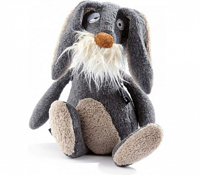 картинка Мягкая игрушка SigiKid «Серый заяц», серия Beasts от магазина konik.ru