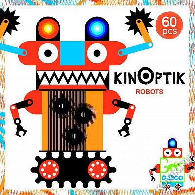 картинка Пазл-аниматор Djeco «Робот», серия Киноптик от магазина konik.ru