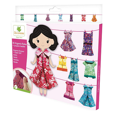 картинка Набор для создания оригами Sycomore Pockets «Платья для куклы» от магазина konik.ru