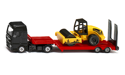 картинка Тягач MAN Truck с дорожным катком от магазина konik.ru