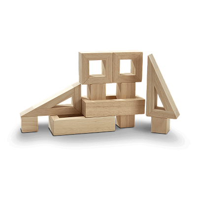 картинка Деревянный конструктор Plan Toys, полый от магазина konik.ru
