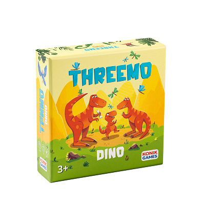 картинка Детская настольная карточная игра ТРИМО ДИНО от магазина konik.ru