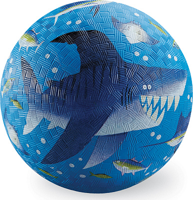 картинка Мяч Crocodile Creek «Акула», 18 см от магазина konik.ru