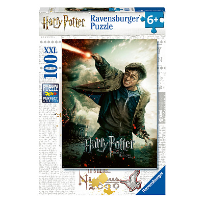 картинка Пазл Ravensburger «Гарри Поттер. Вингардиум Левиоса», 100 эл. от магазина konik.ru